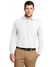 Port Authority K500LS Men Long-Sleeve Silk Touch Polo at GotApparel