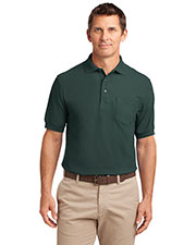 Port Authority K500P Men Silk Touch Polo With Pocket at GotApparel