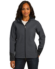 Port Authority L319 Women Vertical Hooded Soft Shell Jacket at GotApparel