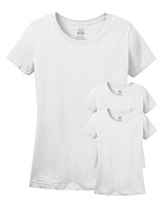 Fruit Of The Loom L3930R Women 5 Oz. 100% Heavy Cotton Hd T-Shirt 3-Pack at GotApparel