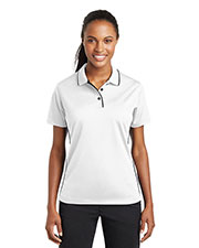 Sport-Tek L467 Women Dri Mesh Polo With Tipped Collar And Piping at GotApparel