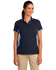 Port Authority L524 Women Dry Zone Colorblock Ottoman Polo at GotApparel