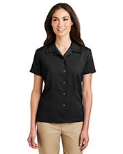 Port Authority L535 Women Easy Care Camp Shirt at GotApparel Port Authority L535 Women Easy Care Camp Shirt at GotApparel
