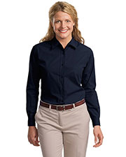 Port Authority L607 Women Long-Sleeve Easy Care, Soil Resistant Shirt at GotApparel