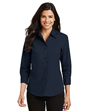 Port Authority L612 Women 3/4-Sleeve Easy Care Shirt at GotApparel