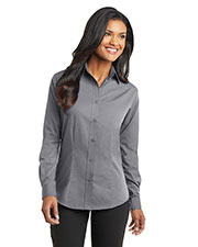 Port Authority L613 Women Tonal Pattern Easy Care Shirt at GotApparel