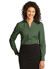 Port Authority L640 Women Crosshatch Easy Care Shirt at GotApparel