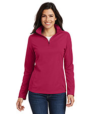 Port Authority L806 Women Pinpoint Mesh 1/2-Zip at GotApparel