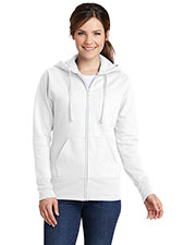 Port & Company LPC78ZH Women Classic Full-Zip Hooded Sweatshirt at GotApparel