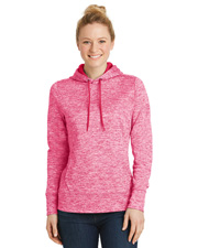 Sport-Tek® LST225 Women   PosiCharge® & Electric Heather Fleece Hooded Pullover at GotApparel