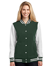 Sport-Tek® LST270 Women Fleece Letterman Jacket at GotApparel