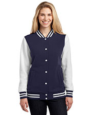 Sport-Tek® LST270 Women Fleece Letterman Jacket at GotApparel