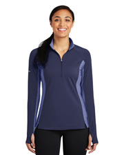 Sport-Tek® LST854 Women Sport-Wick Stretch Contrast 1/2-Zip Pullover  at GotApparel