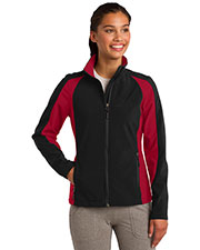 Sport-Tek® LST970 Women Colorblock Soft Shell Jacket at GotApparel