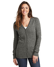 Port Authority LSW415 Women Marled Cardigan Sweater at GotApparel