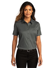 Port Authority LW809 Women <sup>®</Sup> Ladies Short Sleeve Superpro React<sup>™</Sup>twill Shirt. at GotApparel