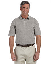 Harriton M200T Men Tall 6 Oz. Ringspun Cotton Pique Short-Sleeve Polo at GotApparel