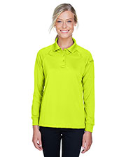 Harriton M211LW Women 6.6 oz Tactical Long-Sleeve Performance Polo at GotApparel