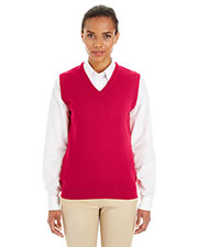 Harriton M415W Women Pilbloc  V-Neck Sweater Vest at GotApparel