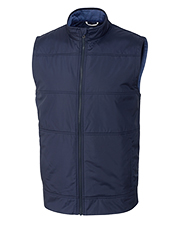 Cutter & Buck MCC00008 Men Stealth Hybrid Quilted Full Zip Vest at GotApparel