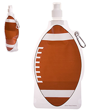 HydroPouch MG800 HydroPouch! 22 oz. Football Collapsible Water Bottle - Patented at GotApparel