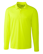 Clique New Wave MQK00077 Men L/S Spin Pique Polo at GotApparel