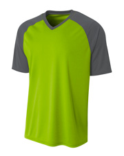 A4 N3373 Men Strike Raglan Tee at GotApparel
