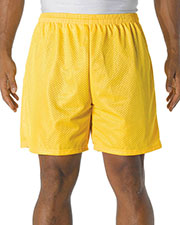 A4 N5293 Men 7" Inseam Lined Tricot Mesh Shorts at GotApparel