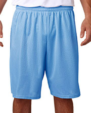 A4 N5296 Men Lined 9" Inseam Tricot Mesh Shorts at GotApparel