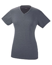 A4 Drop Ship NW3232 Women Short-Sleeve Fusion Performance V-Neck at GotApparel