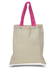OAD OAD105 OAD Contrasting Handles Tote at GotApparel