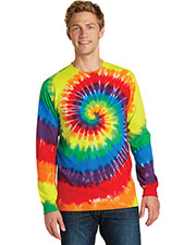 Port & Company PC147LS Adult Essential Tie-Dye Long-Sleeve Tee at GotApparel