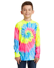 Port & Company PC147YLS Boys   Youth Tie-Dye Long-Sleeve Tee at GotApparel