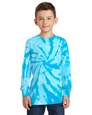 Port & Company PC147YLS Boys   Youth Tie-Dye Long-Sleeve Tee at GotApparel