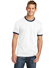 Port & Company PC54R Adult 5.4oz 100% Cotton Ringer Tee at GotApparel