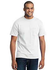 Port & Company PC55P Men 50/50 Cotton/Poly T-Shirt with Pocket at GotApparel