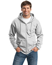 Port & Company PC90ZHT Men Tall Ultimate Full-Zip Hooded Sweatshirt at GotApparel