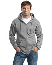 Port & Company PC90ZHT Men Tall Ultimate Full-Zip Hooded Sweatshirt at GotApparel