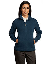Red House RH55 Women Sweater Fleece Full-Zip Jacket at GotApparel
