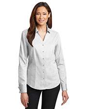 Red House RH63 Women French Cuff Non-Iron Pinpoint Oxford at GotApparel