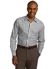 Red House RH74 Adult Tricolor Check Slim Fit Non-Iron Shirt at GotApparel