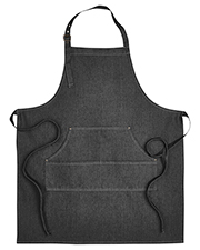 Artisan Collection by Reprime RP126 Unisex 8 oz Jeans Stitch Denim Bib Apron at GotApparel