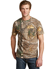 Custom Embroidered Russell Outdoor™ S021R Adult Realtree  Explorer 100% Cotton T-Shirt With Pocket at GotApparel