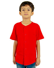 Shaka Wear Drop Ship SHBBJY Boys Youth 7 Oz., 100% Us Cotton Baseball Jersey at GotApparel