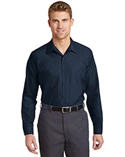 Red Kap  SP14LONG Men Long Size Long-Sleeve Industrial Work Shirt at GotApparel
