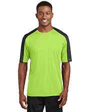Sport-Tek® ST354 Adult PosiCharge® Competitor Sleeveblocked Tee at GotApparel