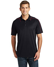 Sport-Tek® ST653 Men Micro Pique Sport-Wick Piped Polo at GotApparel