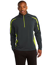 Sport-Tek® ST851 Men Sportwick Stretch 1/4-Zip Colorblock Pullover at GotApparel
