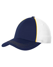 Sport-Tek® STC29 Unisex Piped Mesh Back Cap at GotApparel