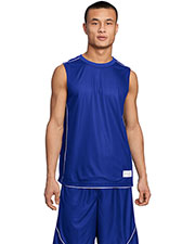 Sport-Tek® T555 Men PosiCharge® Mesh Reversible Sleeveless Tee at GotApparel
